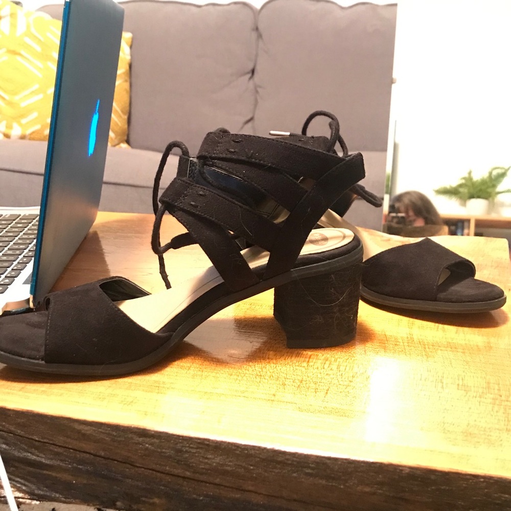 Strappy heels